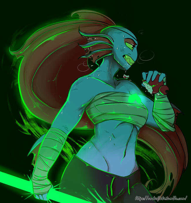 Undertale - Undyne Monofell